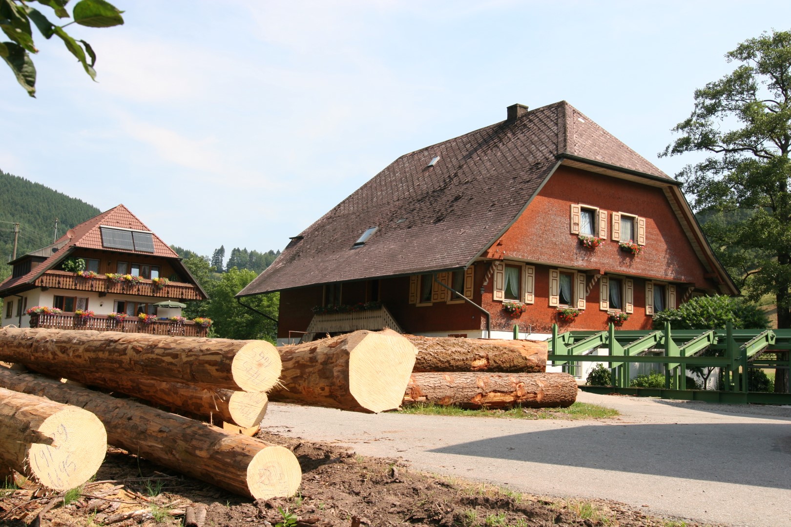 Holz als nachhaltiger Baustoff.