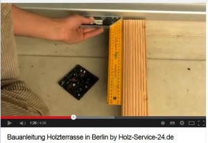 Bauanleitung Holzterrasse - Holz-Service-24