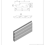 Das Fassadenholz für Ihre Holzfassade im Profil: Trendliner Economy als Elegant, mit abgerundeter Kante und Trendliner Markant, beide erhalten Sie bei uns.