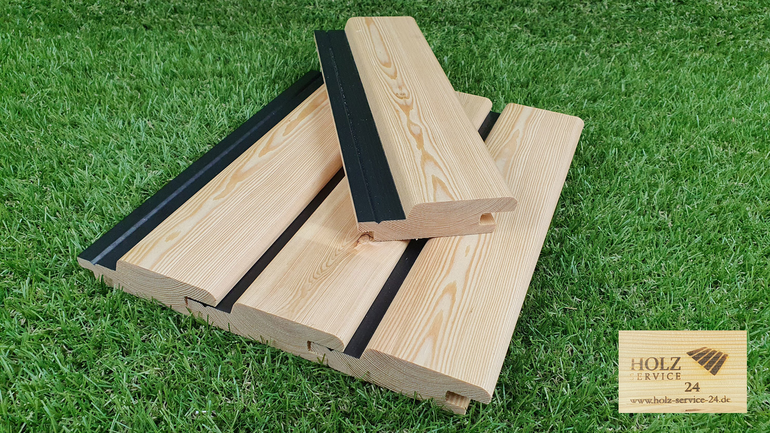 Fassadenprofil LANERO Typ R, sib. Lärche, 27x96mm, Länge 4,00m. elegant-geh. VEH Top Fassadenprofil LANERO Typ R, sib. Lärche, 27x96mm, Länge 4,00m. elegant-geh. VEH Top