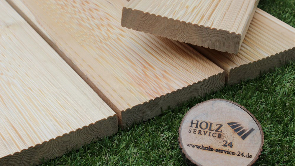 Terrassendielen Flexprofil fein/fein mit Schraubsteg Terrassendielen Flexprofil fein/fein mit Schraubsteg