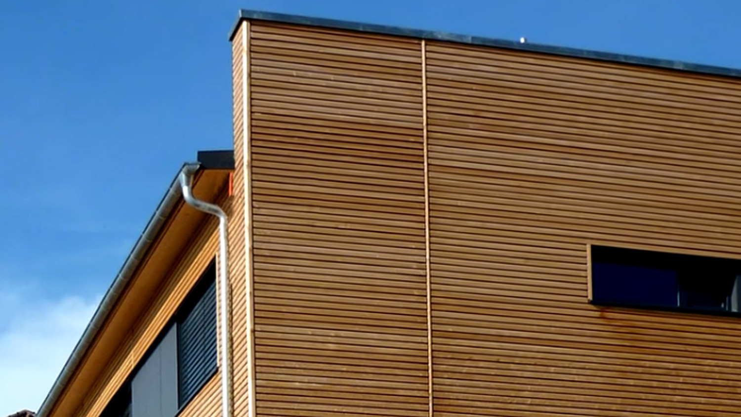 Fassadenprofil Trendliner Kontrast, sib. Lärche, 27x96mm, Länge 5,10m, elegant geh. A/B Sort.