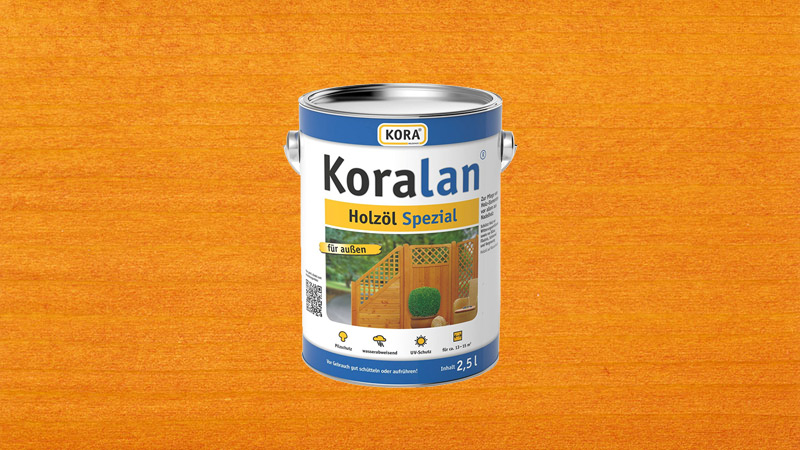 Koralan Holzöl Spezial Lärche 2,5l (für Nadelholz)