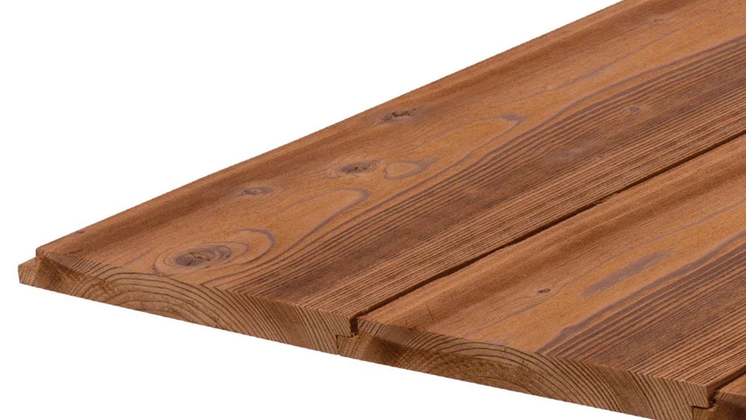 LUNA Layer Fassadenprofil* Thermofichte brushed, 19x188mm, Länge 3,90m, Wechselfalz, A-Sort. LUNA Layer Fassadenprofil* Thermofichte brushed, 19x188mm, Länge 3,90m, Wechselfalz, A-Sort.