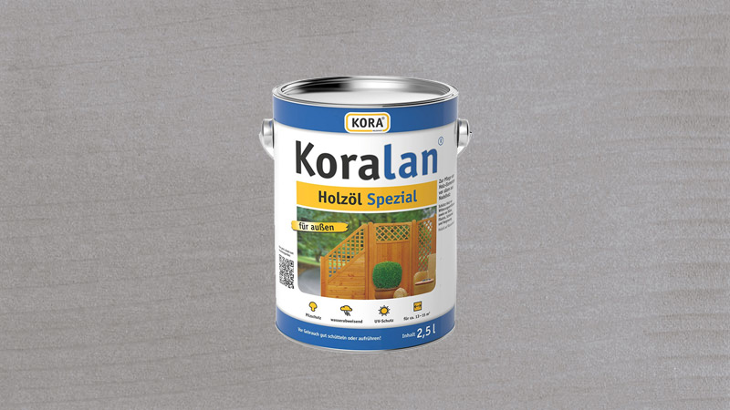 Koralan Holzöl Spezial Silbergrau 2,5l (für Nadelholz)