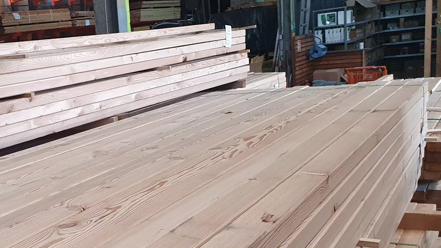 SALE Unterkonstruktion sib. Lärche 45x70mm, Länge 4,00m, gehobelt, Standard-Sortierung