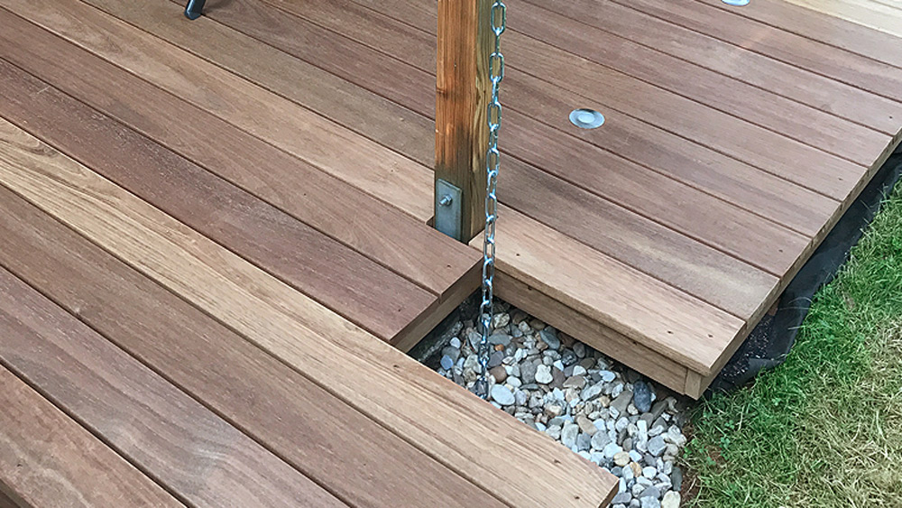 Terrassendiele Guyana Teak KD, 21x90mm, Länge 2,13m, glatt/glatt, Prime/FAS-Sort. Terrassendiele Guyana Teak KD, 21x90mm, Länge 2,13m, glatt/glatt, Prime/FAS-Sort.