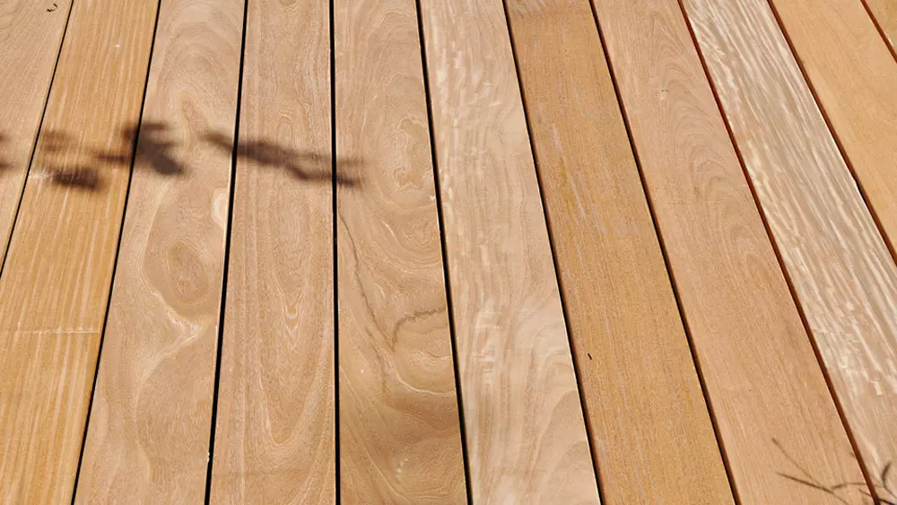 Terrassendiele Ipe, 21x145mm, Länge 3,66m, Prime, glatt/glatt Terrassendiele Ipe, 21x145mm, Länge 3,66m, Prime, glatt/glatt