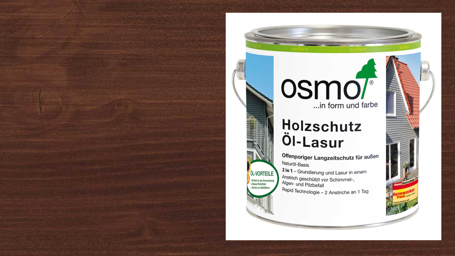 Osmo Holzschutz Öl-Lasur 727 Palisander, 2,5l 