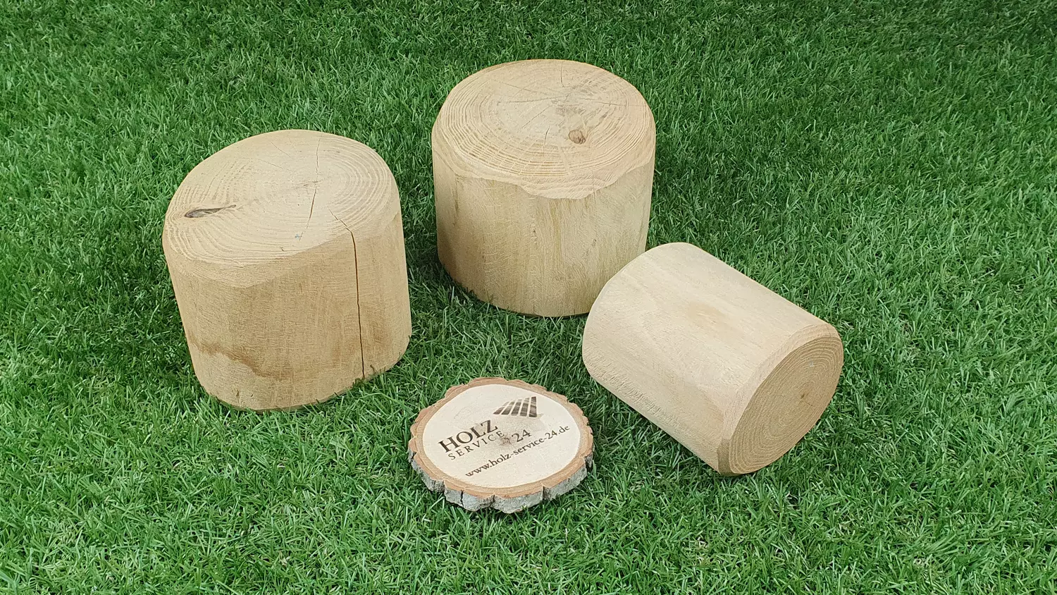 Holzpflaster Robinie, ca. 10 m², rund Ø ca. 8-20cm, H ca. 10cm