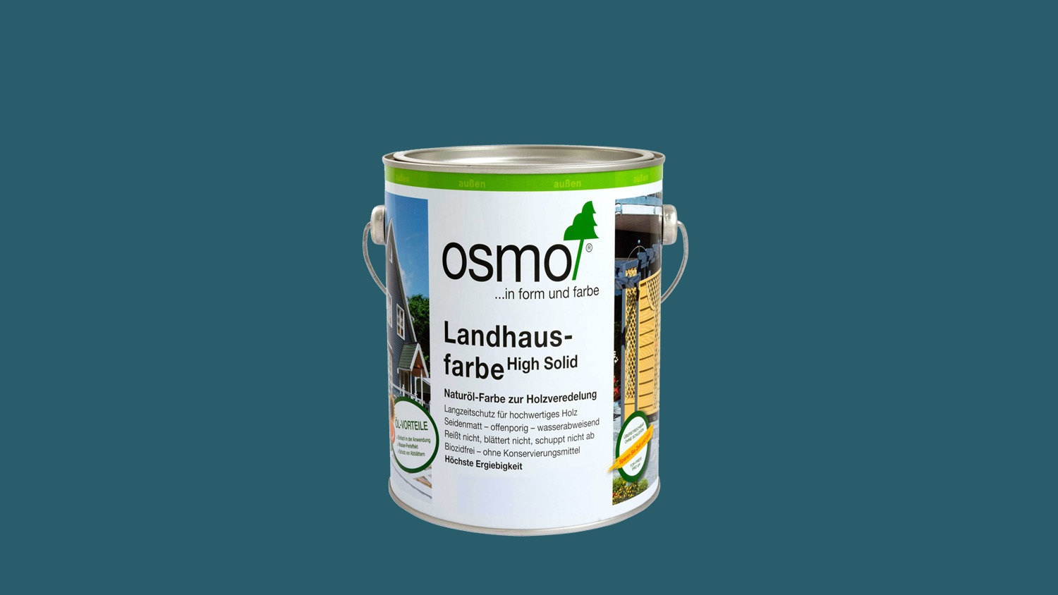 Osmo Landhausfarbe 2501 Labradorblau, 0,75l