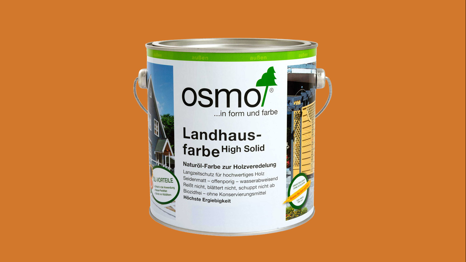 Osmo Landhausfarbe 2203 Fichten-Gelb, 2,5l 