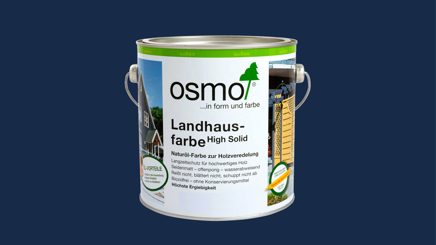 Osmo Landhausfarbe 2506 Royalblau, 2,5l