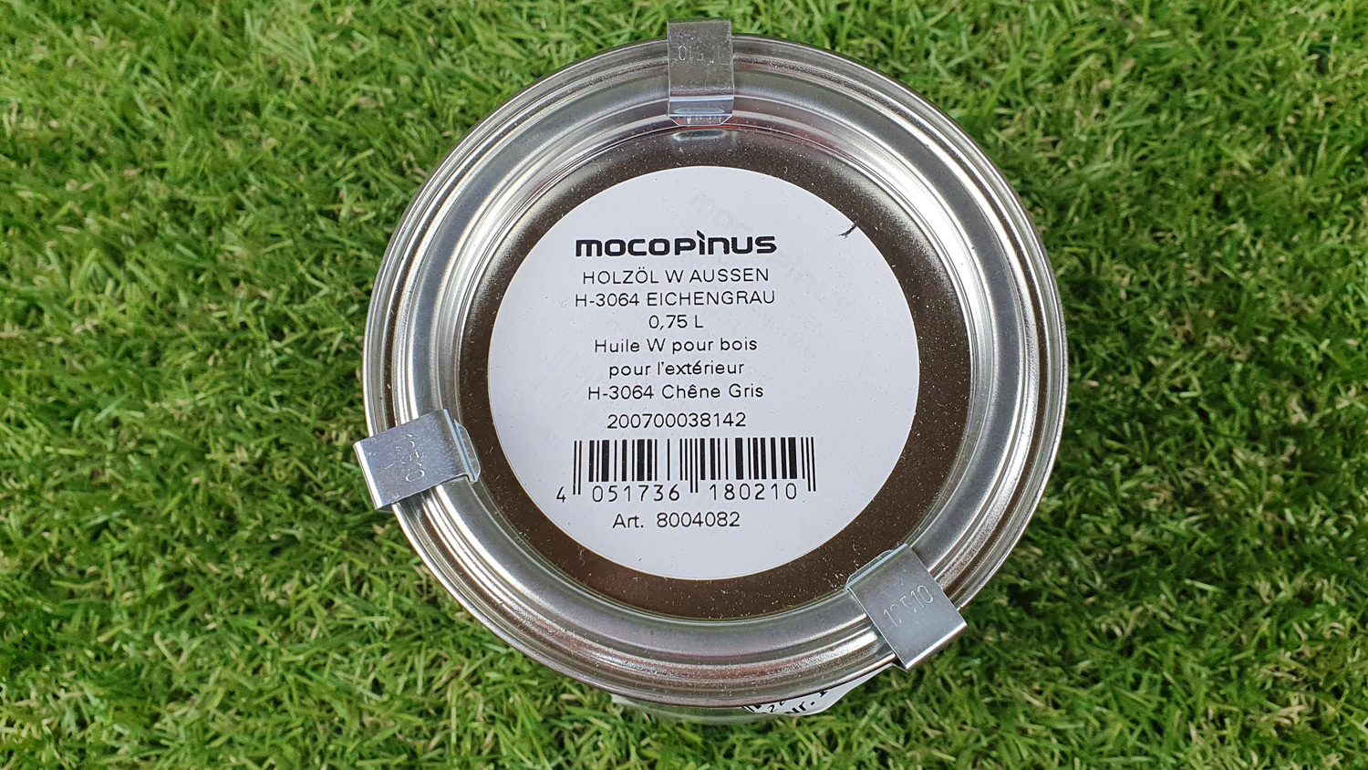 SALE - Mocopinus Holzöl Eichengrau W 3064 0,75l (für alle Laub- und Nadelhölzer)