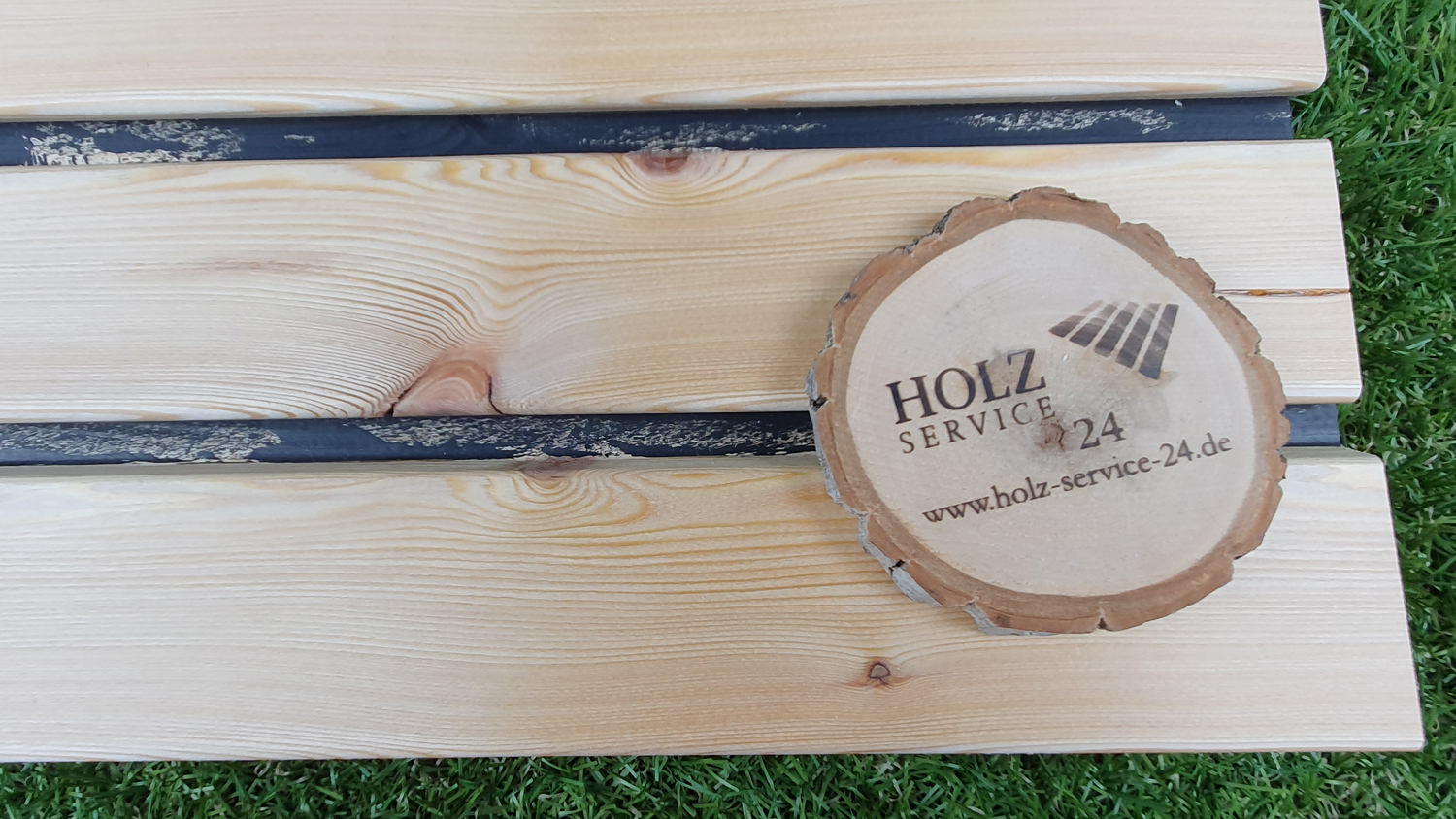 27x96mm Black Stripe Fassadenprofil Rautenprofil wie Typ R gehobelt/elegant sibir. Lärche, Länge 4,00m, Sonderposten 3797