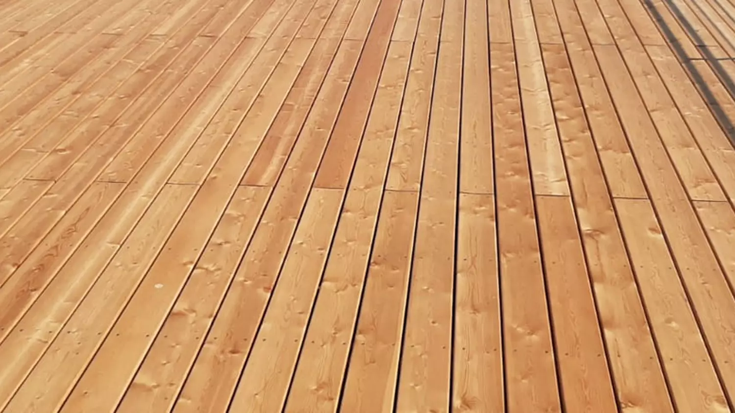 Dachterrasse aus sibirischer Lärche
