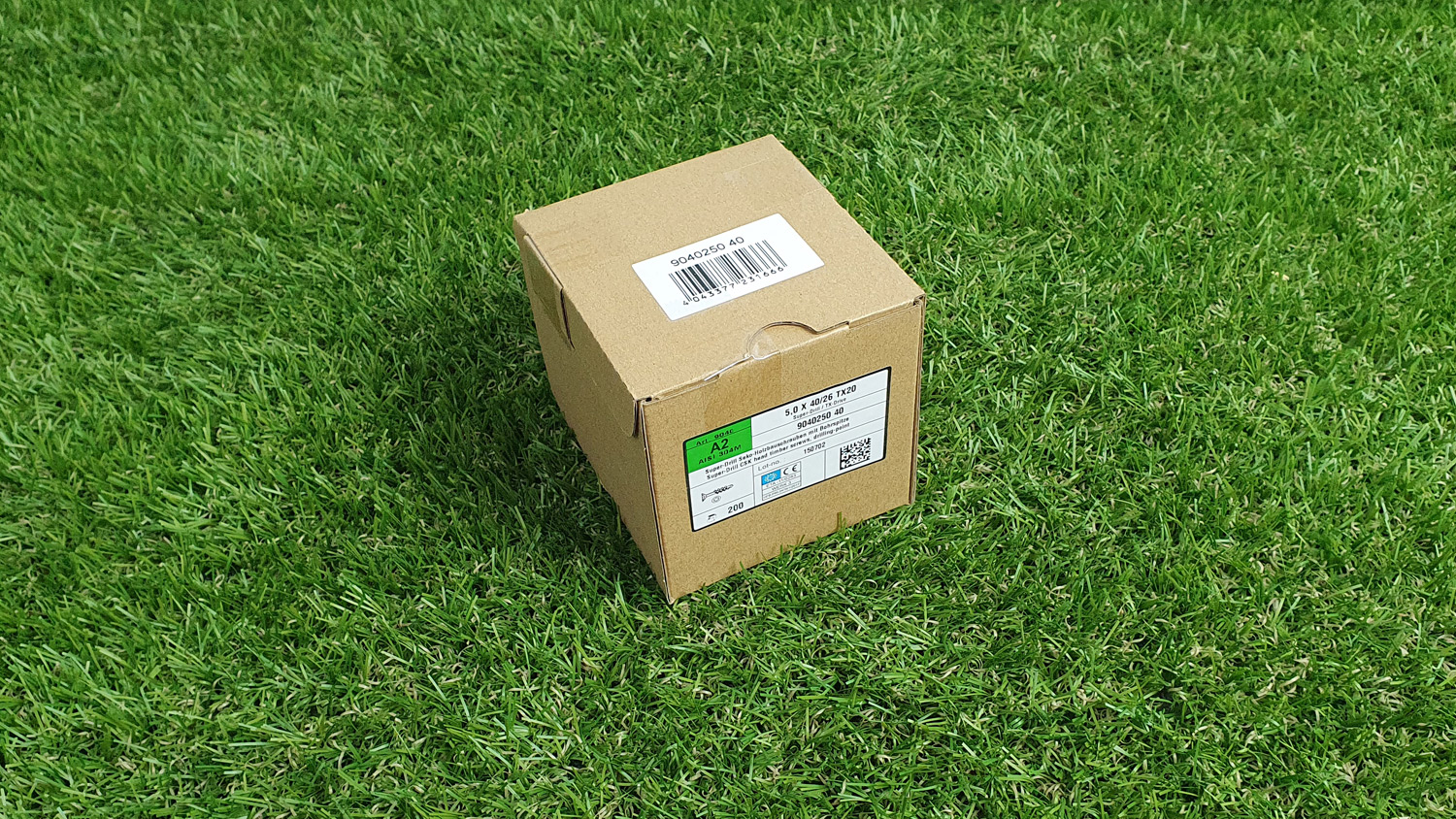 A2 Schrauben 5,0x40/26mm TX25 für Alu-UK, Senkkopf, mit Bohrspitze, 200 Stck./Pack. A2 Schrauben 5,0x40/26mm TX25 für Alu-UK, Senkkopf, mit Bohrspitze, 200 Stck./Pack.