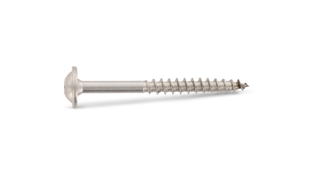 Tellerkopfschrauben A2, mit Schneidkerbe, ETA, 6,0x60/36mm, 100 Stück