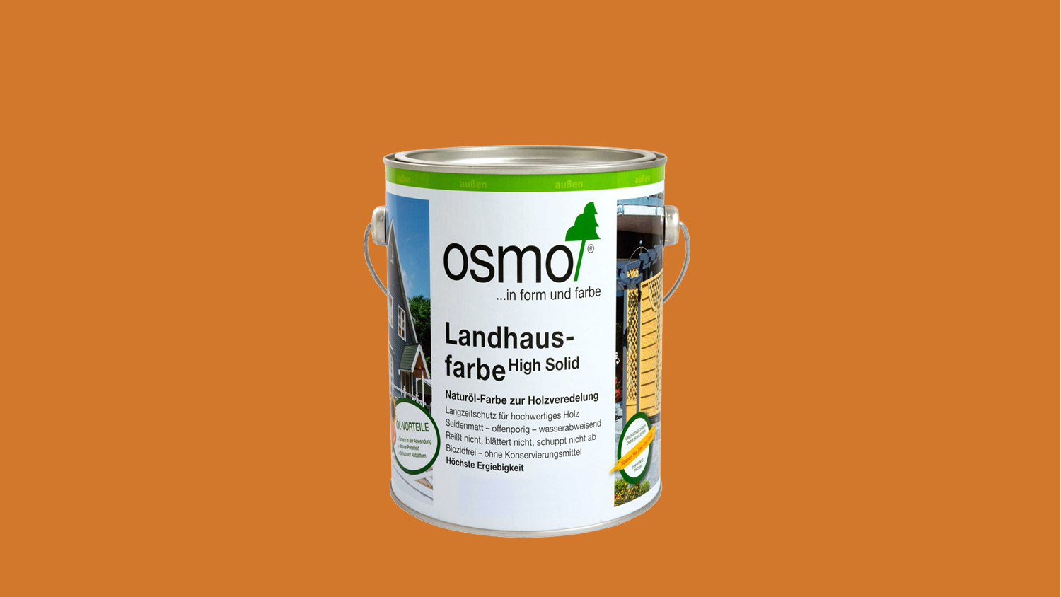 Osmo Landhausfarbe 2203 Fichten-Gelb, 0,75l