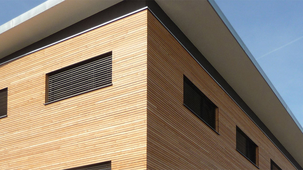 Fassadenprofil Trendliner Kontrast, sib. Lärche, 27x96mm, Länge 5,10m, elegant geh. A/B Sort.