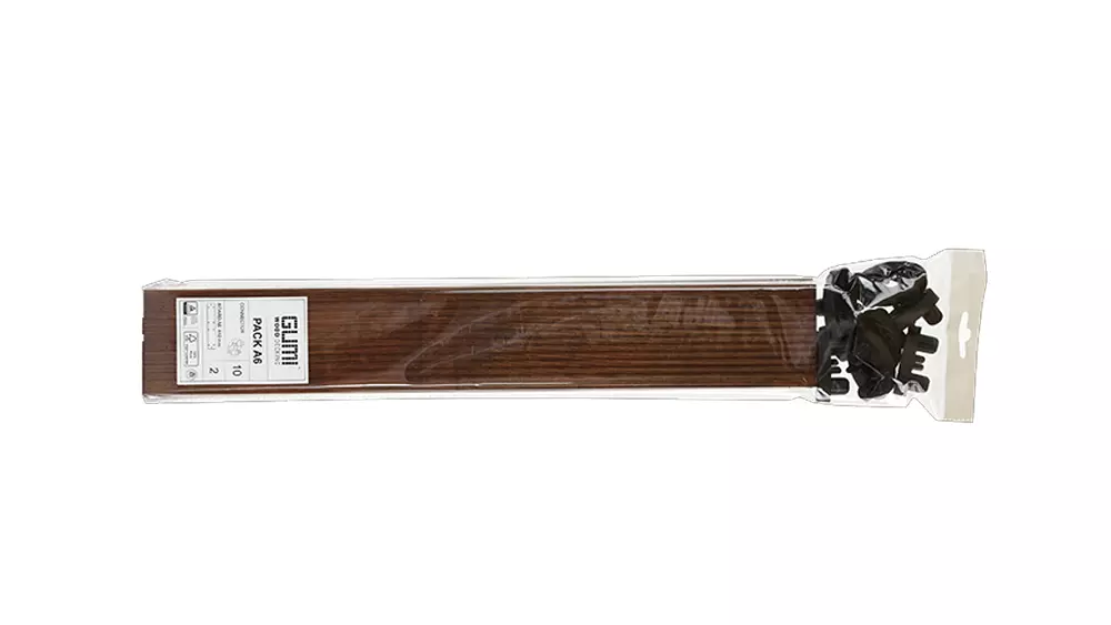 Klickfliese Gumideck Pack A6 Thermoesche, 2 Dielen 21x70mm, Länge 44,0cm Klickfliese Gumideck Pack A6 Thermoesche, 2 Dielen 21x70mm, Länge 44,0cm